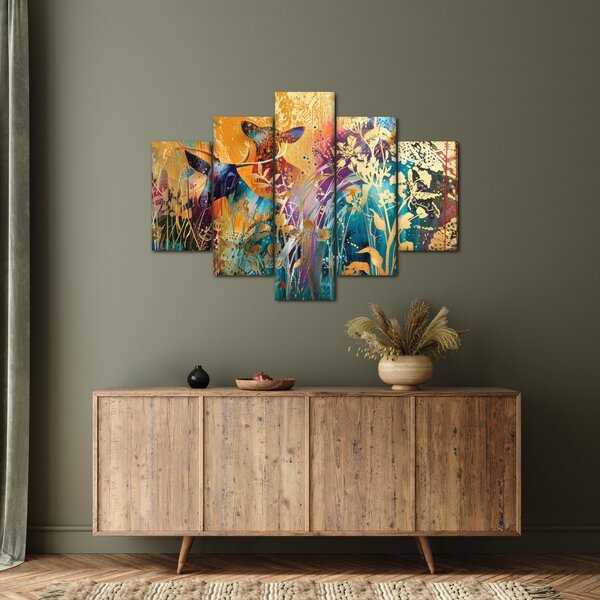 Slika - Apstraktno slikanje prirode (150x105 cm)