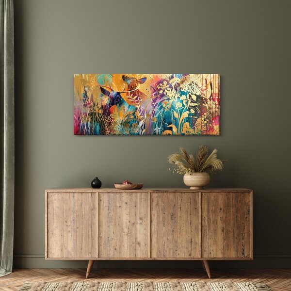 Slika - Apstraktno slikanje prirode (120x50 cm)