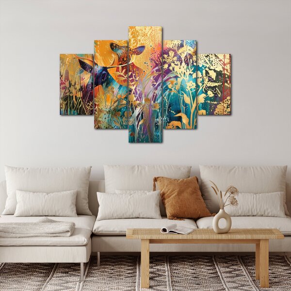 Slika - Apstraktno slikanje prirode (150x105 cm)