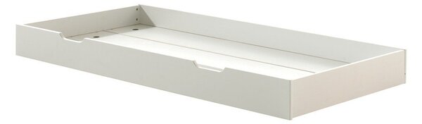 Bijeli dječji krevet od masivnog bora s dodatnim ležajem s podnicom 90x200 cm Margrit – Vipack