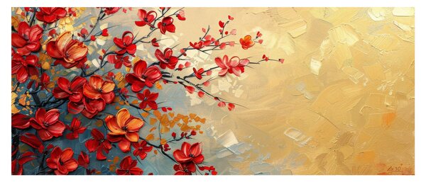 Slika - Cvjetno drvo (120x50 cm)