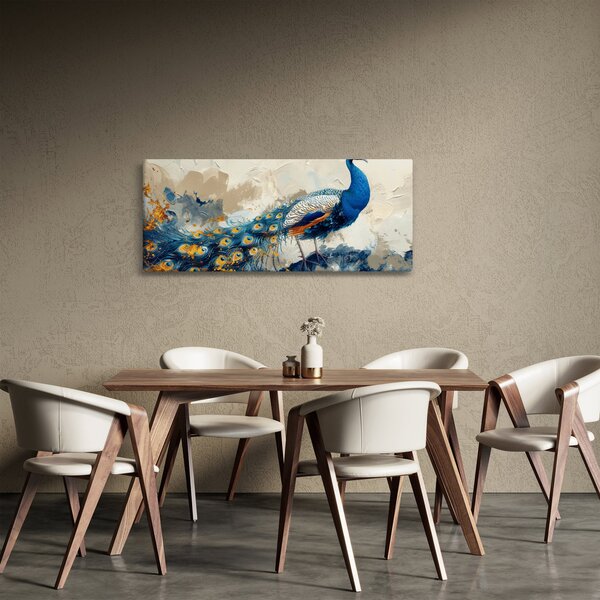 Slika - Paun, slika (120x50 cm)