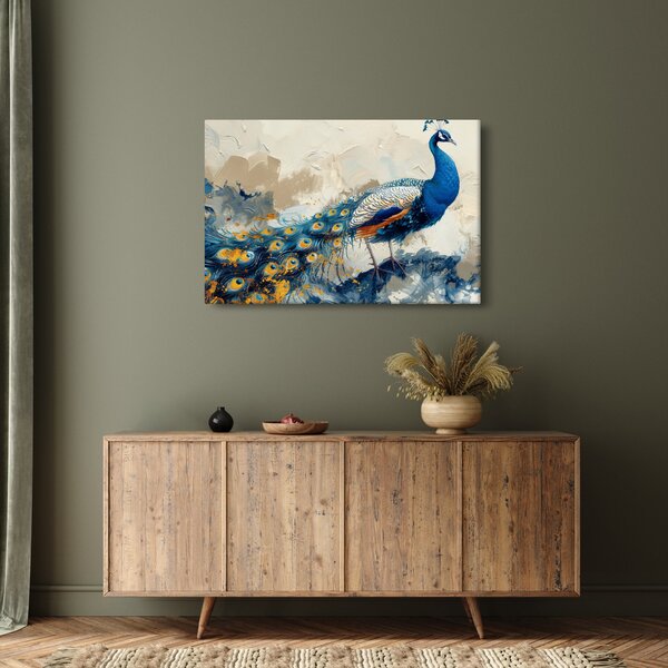 Slika - Paun, slika (90x60 cm)