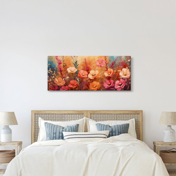 Slika - Livadsko cvijeće, slika (120x50 cm)