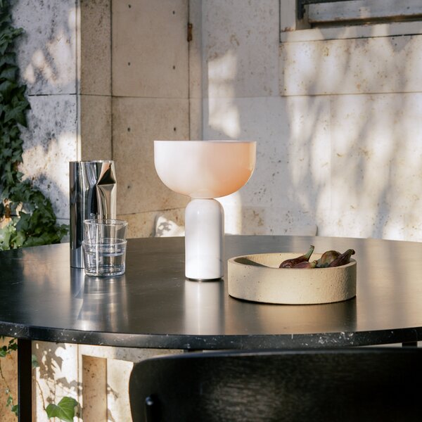 Stolne Lampa New Works, Kizu Portable, prigušiv, Bijela, Dnevna soba, Mramor, Dizajn