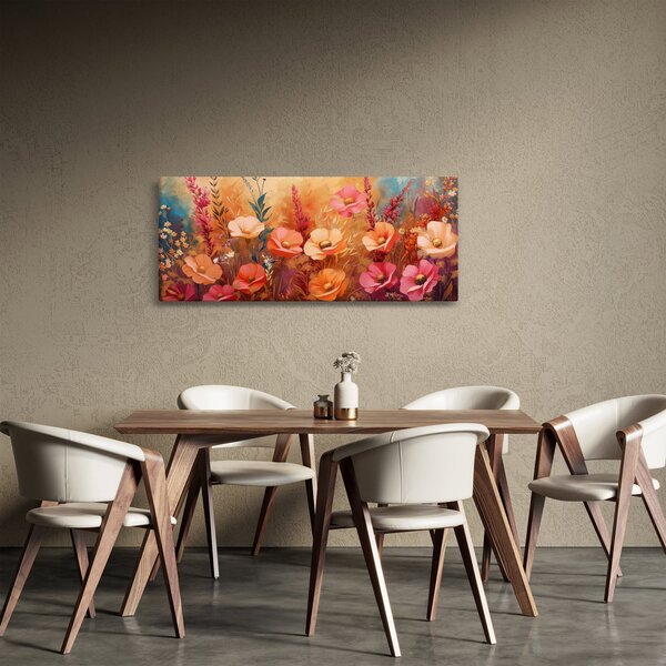 Slika - Livadsko cvijeće, slika (120x50 cm)
