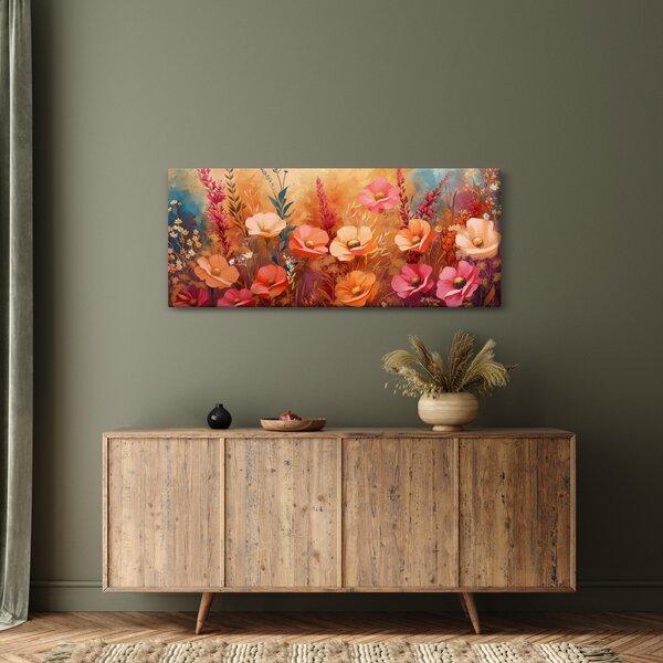 Slika - Livadsko cvijeće, slika (120x50 cm)