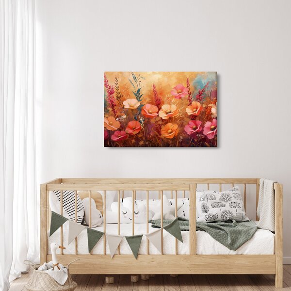 Slika - Livadsko cvijeće, slika (90x60 cm)