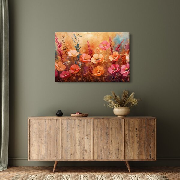 Slika - Livadsko cvijeće, slika (90x60 cm)