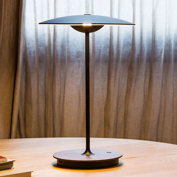 Stolne Lampa MARSET, Ginger, prigušiv, Drvo, Dnevna soba, Drvo, Dizajn