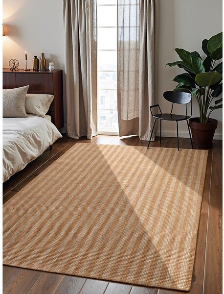 Bež ručno rađen juten tepih 160x230 cm Harvest Amber – Elle Decoration