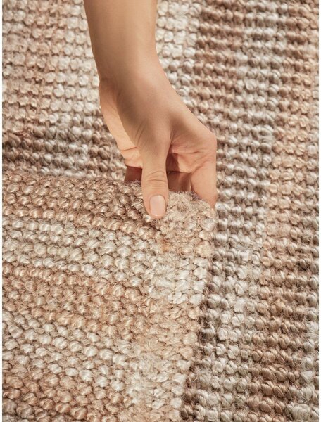 Bež ručno rađen juten tepih 160x230 cm Harvest Amber – Elle Decoration