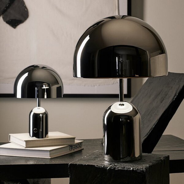 Vanjske Svjetiljka Tom Dixon, BELL PORTABLE, prigušiv, Crno, Dnevna soba, Plastika, Dizajn