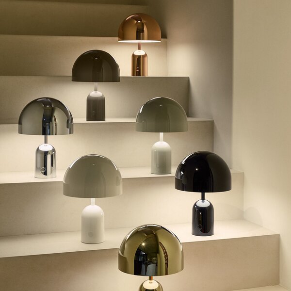 Vanjske Svjetiljka Tom Dixon, BELL PORTABLE, prigušiv, Crno, Dnevna soba, Plastika, Dizajn