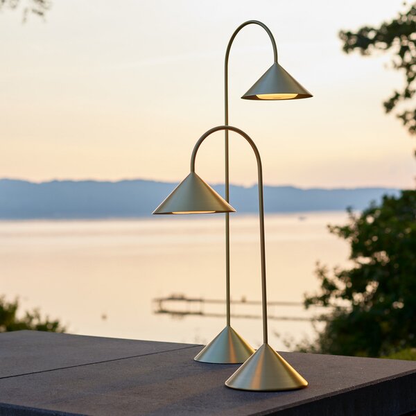 Vanjske Svjetiljka FRANDSEN, Grasp, prigušiv, Zlato / mjed, Balkon, Metal, Dizajn