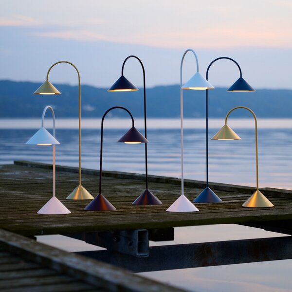 Vanjske Svjetiljka FRANDSEN, Grasp, prigušiv, Zlato / mjed, Balkon, Metal, Dizajn