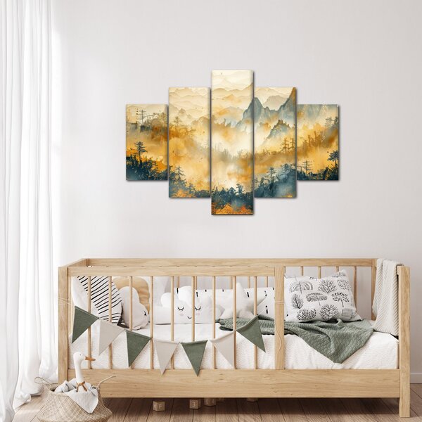 Slika - Planine, akvarel (150x105 cm)