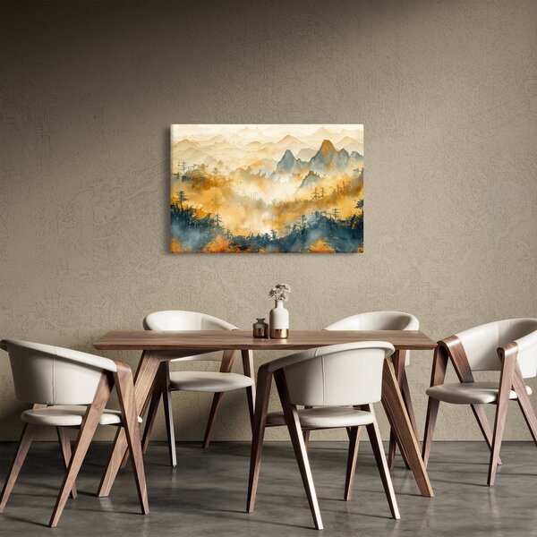 Slika - Planine, akvarel (90x60 cm)