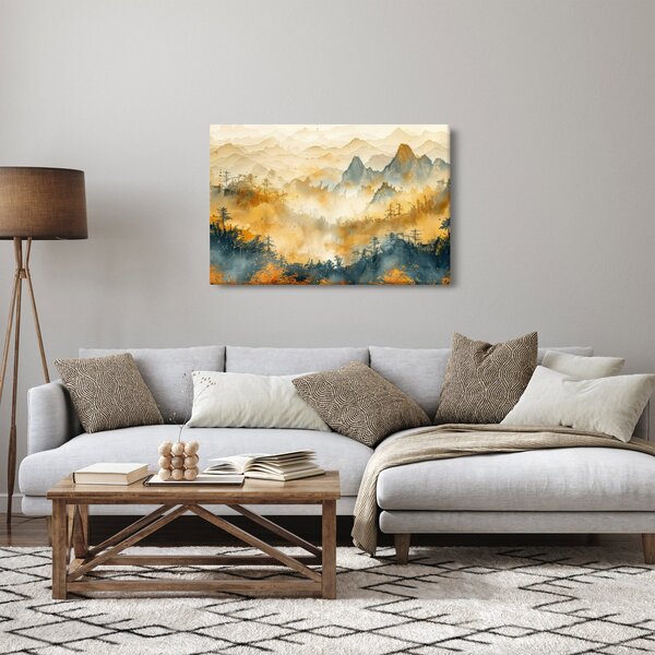 Slika - Planine, akvarel (90x60 cm)