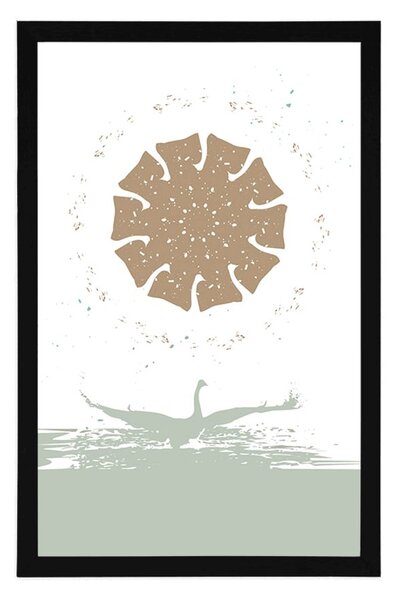 Plakat labuđe jezero