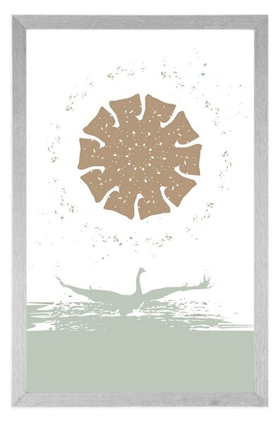 Plakat labuđe jezero