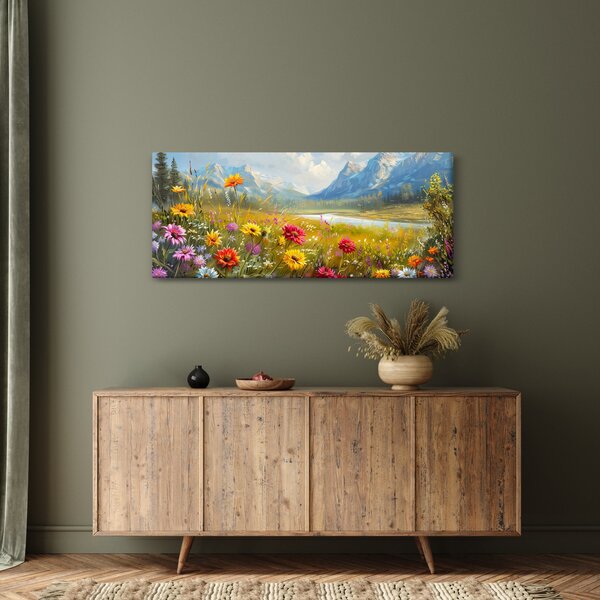 Slika - Naslikani pejzaž (120x50 cm)