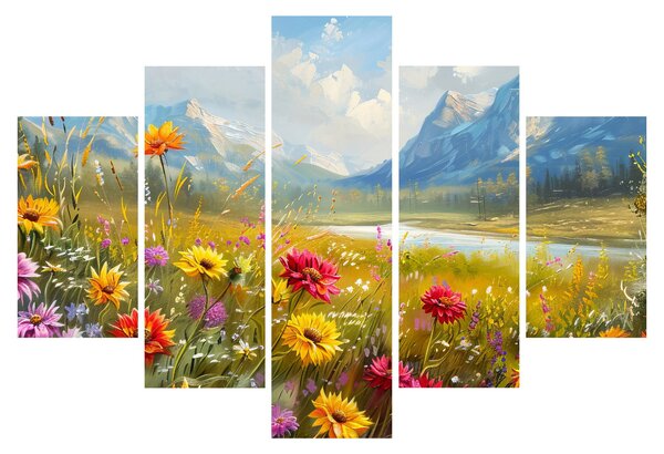 Slika - Naslikani pejzaž (150x105 cm)