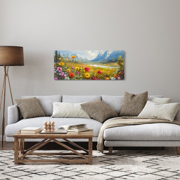 Slika - Naslikani pejzaž (120x50 cm)