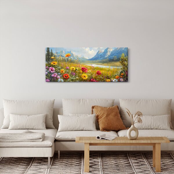 Slika - Naslikani pejzaž (120x50 cm)