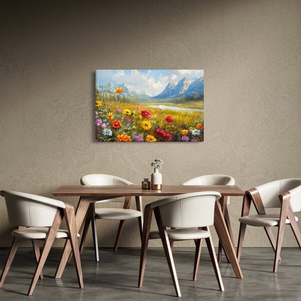 Slika - Naslikani pejzaž (90x60 cm)