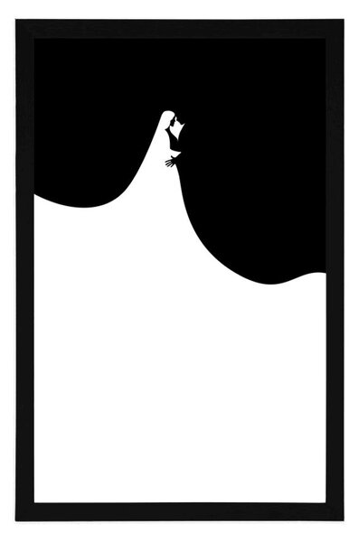 Plakat zaljubljeni mladenci