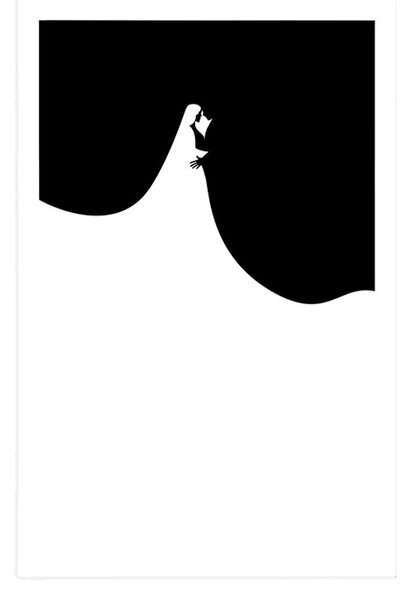 Plakat zaljubljeni mladenci