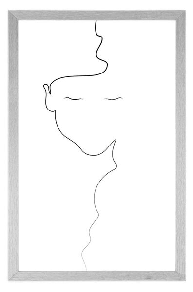 Plakat žena u minimalističkom dizajnu