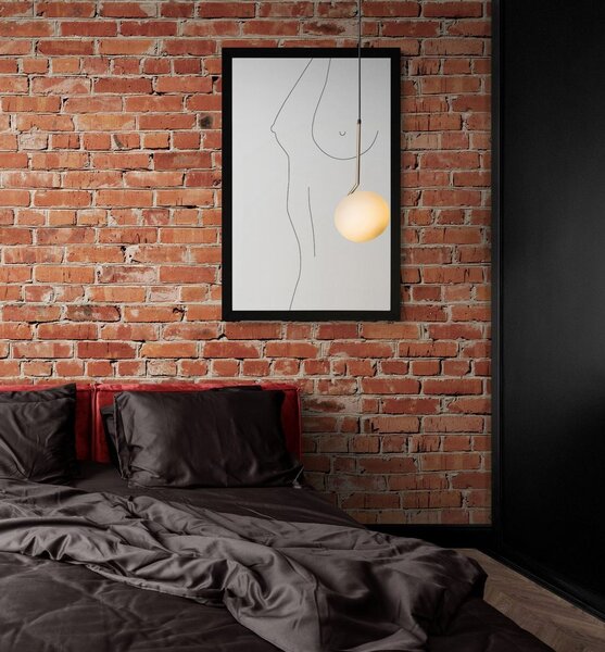 Plakat minimalistička silueta ženskog tijela
