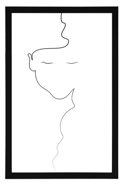 Plakat žena u minimalističkom dizajnu
