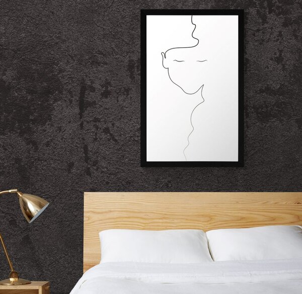 Plakat žena u minimalističkom dizajnu