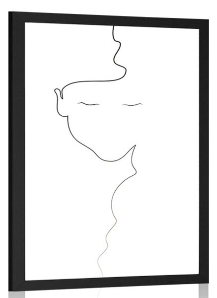 Plakat žena u minimalističkom dizajnu