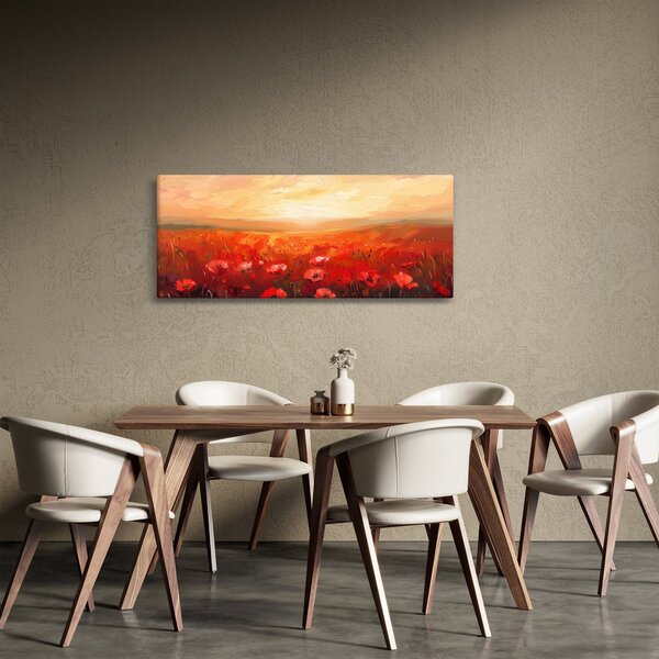 Slika - Polje makova (120x50 cm)