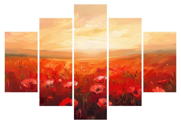 Slika - Polje makova (150x105 cm)