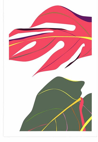 Plakat pastelne monstere