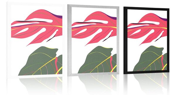 Plakat pastelne monstere