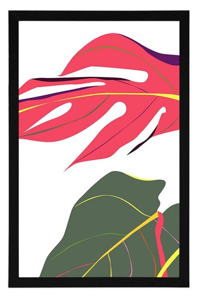 Plakat pastelne monstere