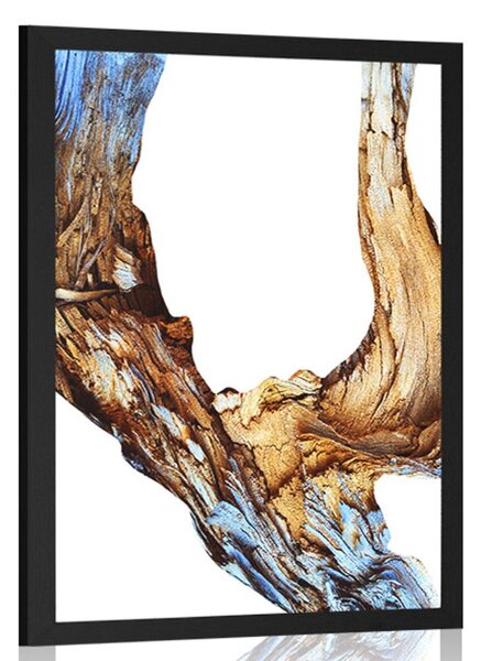Plakat apstrakcija kore stabla