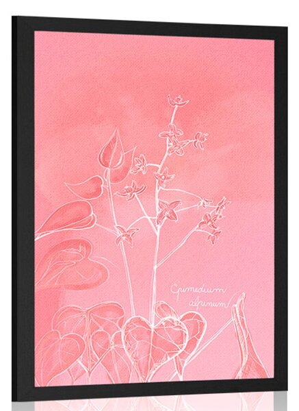 Plakat biljka Epimedium alpinum koja oduzima dah