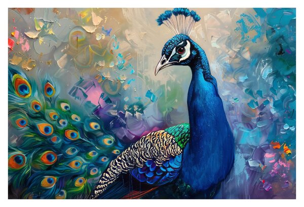 Slika - Slikanje pauna (90x60 cm)