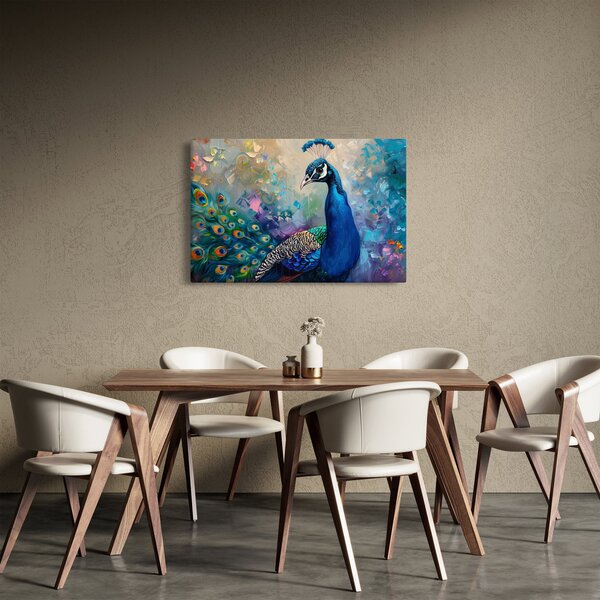 Slika - Slikanje pauna (90x60 cm)