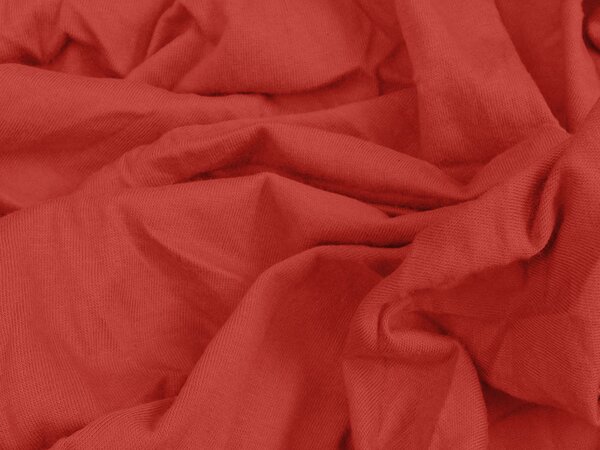 Jersey plahta crvena 90 x 200 cm