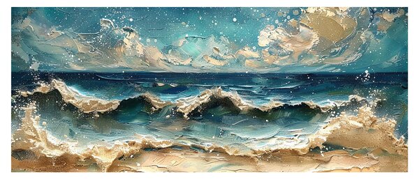 Slika - Slikanje mora (120x50 cm)