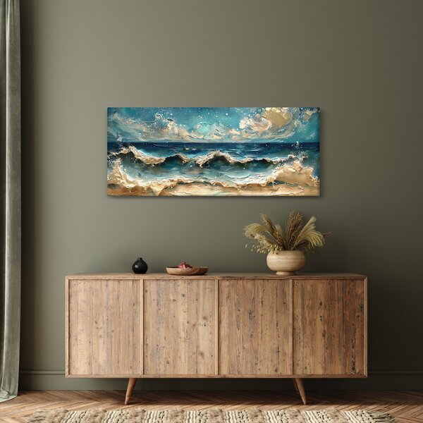 Slika - Slikanje mora (120x50 cm)