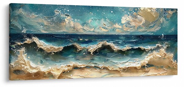 Slika - Slikanje mora (120x50 cm)